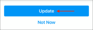 Select the Update button