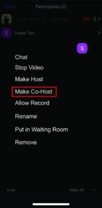 Select Make Co-host