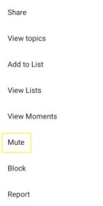 Select Mute