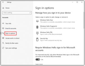 How to Enable Auto Lock in Windows 10