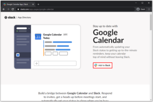 How to Integrate Google Calendar with Slack