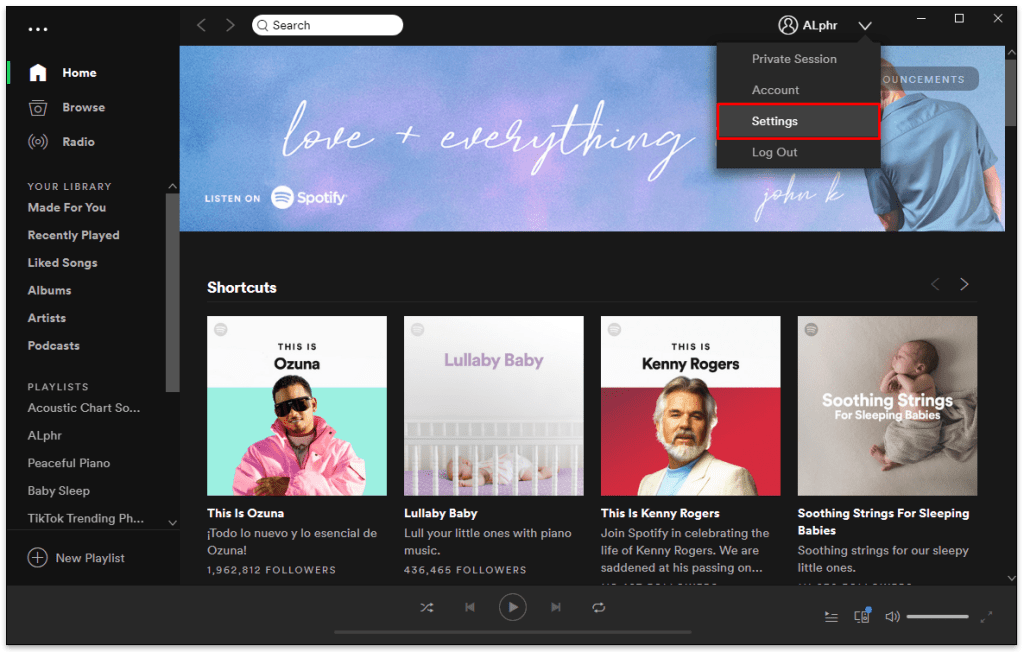 How to Share your Spotify Listening Activity • About Device