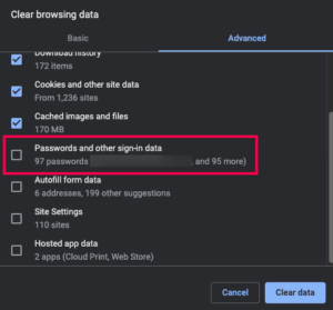 How to Delete Saved Passwords on Chrome