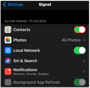 How to Add Contact to Signal