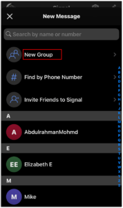 How to Create a Group in Signal