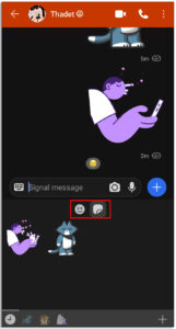 How to Use Stickers on Signal