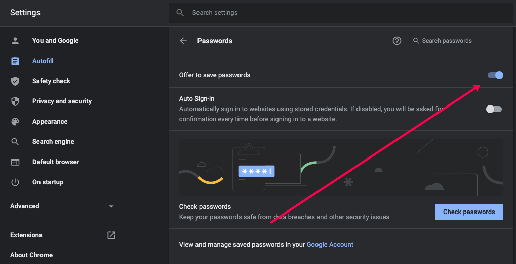 How to Delete Passwords Saved on Chrome • About Device