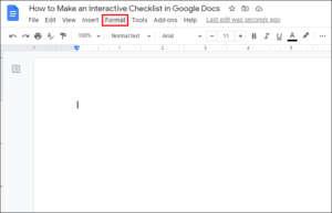 How to Create a Checklist in Google Docs and Google Sheets • About Device