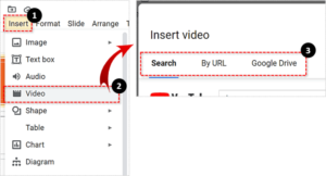 Select Video and choose an option; Source: alphr.com