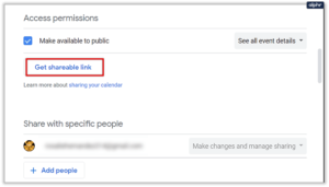 Click Get Shareable link; Source: alphr.com