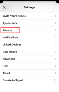 Tap Privacy; Source: alphr.com