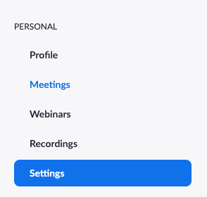 Select Settings; Source: alphr.com