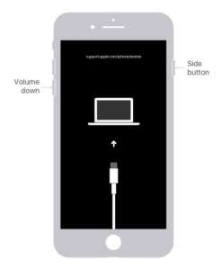 iPhone 7 Recovery Mode; Source: alphr.com