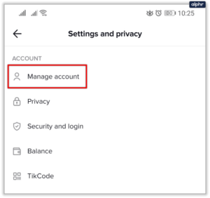How to delete TikTok Account