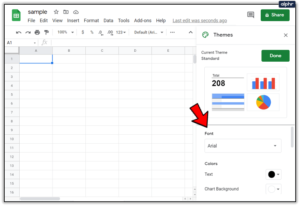 How to Change Font in Google Sheets