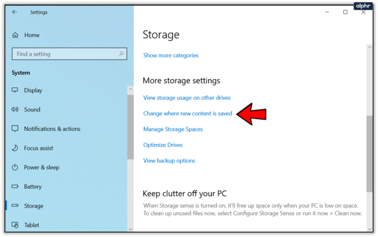 How To Change The Default Location For Apps To Be Installed On Windows ...