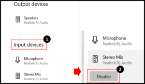 Enable Stereo Mix; Source: alphr.com