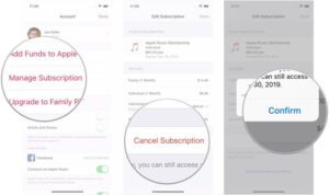 Cancel Apple Music Subscription on iOS; Source: idownloadblog.com
