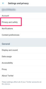 Select Settings & Privacy; Source: alphr.com