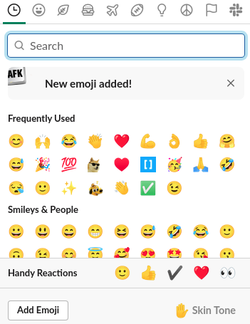 How to Use Reactions on Slack • About Device