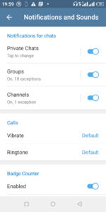 Enable Notifications for Chats