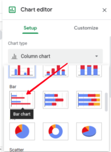 Select Bar Chart; Photo by About Device