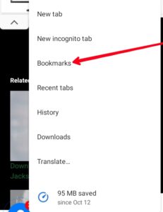 Select Bookmarks; Photo by About Device
