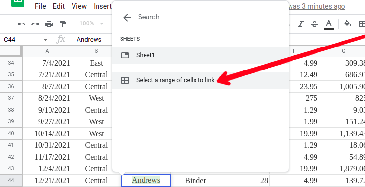 How To Link Cells On Google Sheets