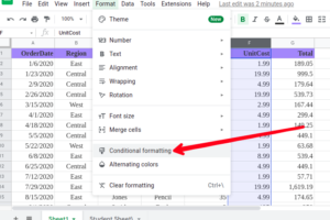 Click Conditional Formatting; Source: Photo by About Device