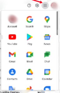 Click on Google Apps; Source: About Device