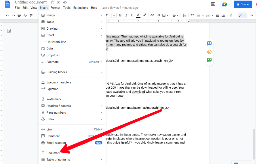 How to Link to a Particular Section in your Google Docs Document