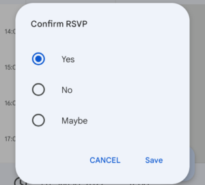 Select one of the options and tap "Save"; Source: About Device