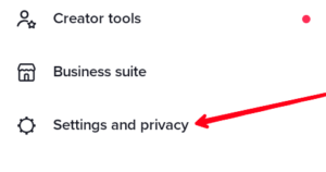 Select "Settings & Privacy"; Source: About Device