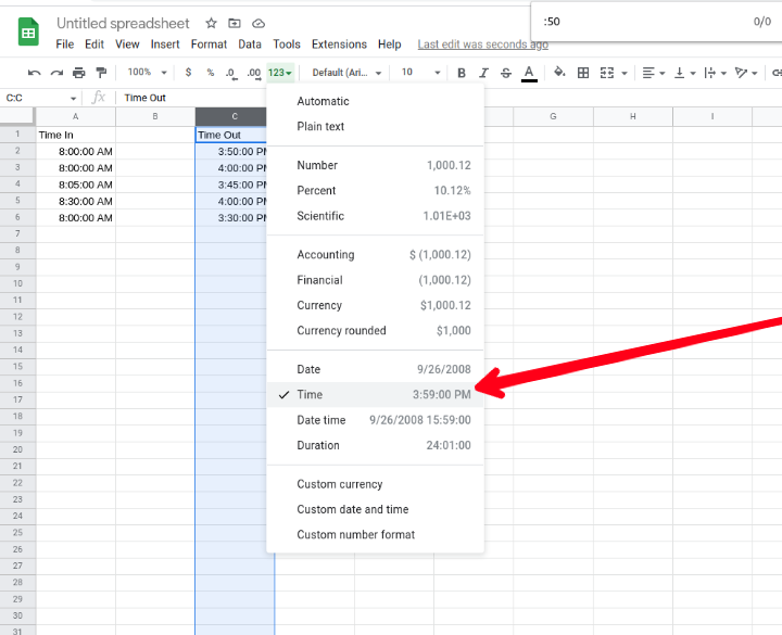 How To Calculate Time In Google Sheets About Device