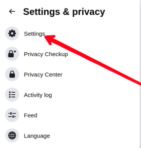 Click "Settings"; Source: About Device