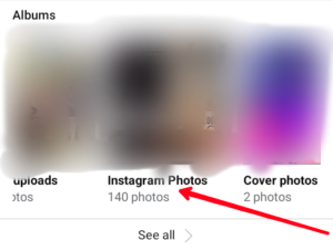 Open "Instagram Photos"; Source: About Device