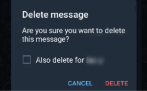 Hit Delete; Source: About Device