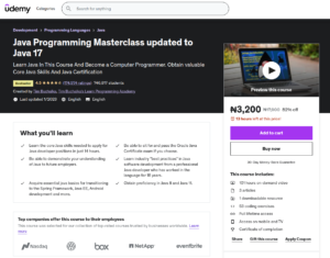 Best Java Courses on Udemy
