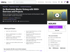 5 Best Golang Courses on Udemy 4