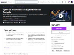5 Best Machine Learning Courses on Udemy 4
