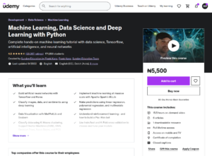 5 Best Machine Learning Courses on Udemy 5