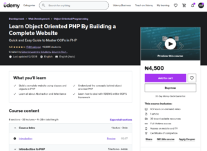 5 Best PHP Courses on Udemy 4