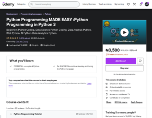 5 Best Python Courses on Udemy
