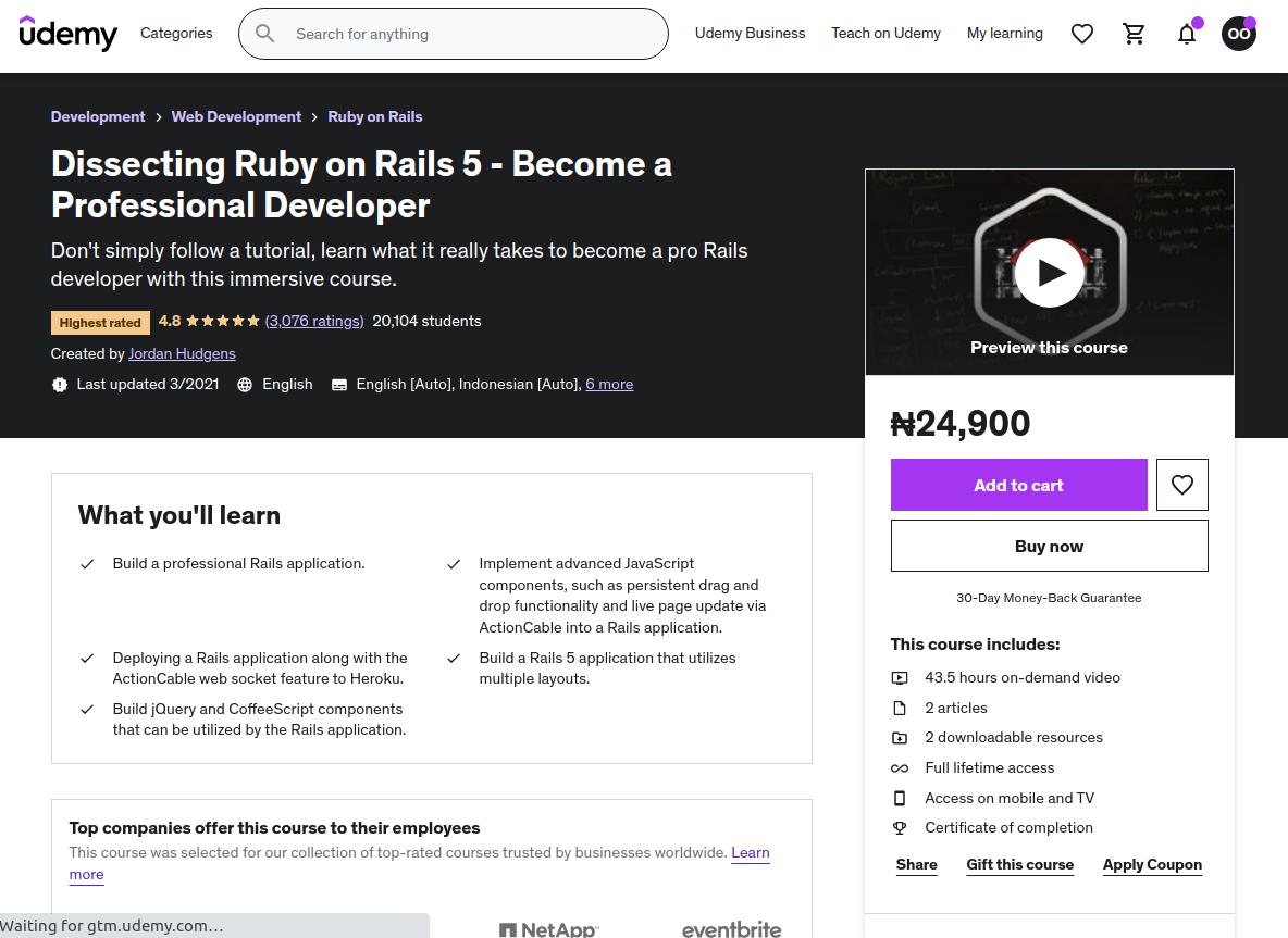 5 Best Ruby on Rails Courses