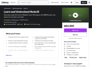Best Node.js Courses on Udemy