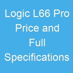 Logic L66 Pro Price and Full Specifications