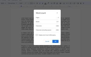 How to Check the Word Count in Google Docs 8