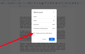 How to Check the Word Count in Google Docs 9