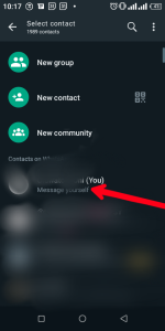 How to Message Yourself on WhatsApp 2 How to Message Yourself on WhatsApp 2
