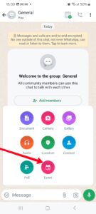 How to Create an Event in WhatsApp 2